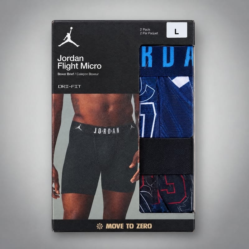 Nike JORDAN Paquete De 2 Piezas BOXERS JORDAN Flight Micro