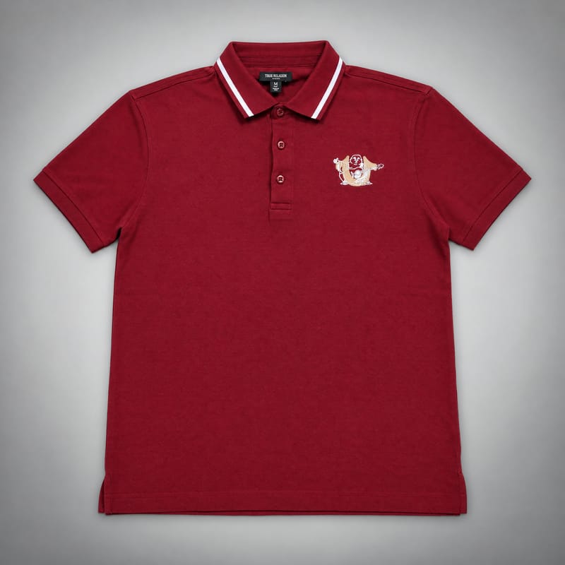 True Religión BRAND JEANS POLO Roja TRUE RELIGION BRAND JEANS